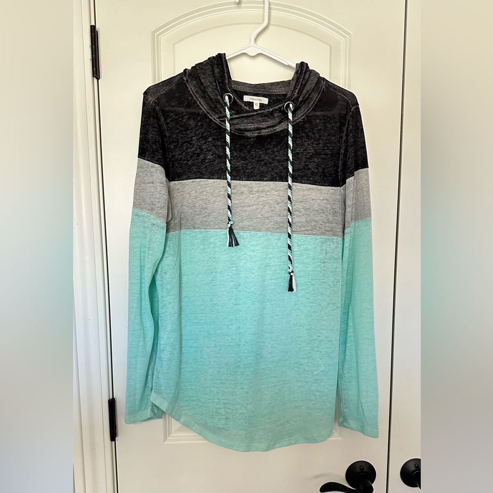Maurice’s Lightweight Tri-Color Hoodie
